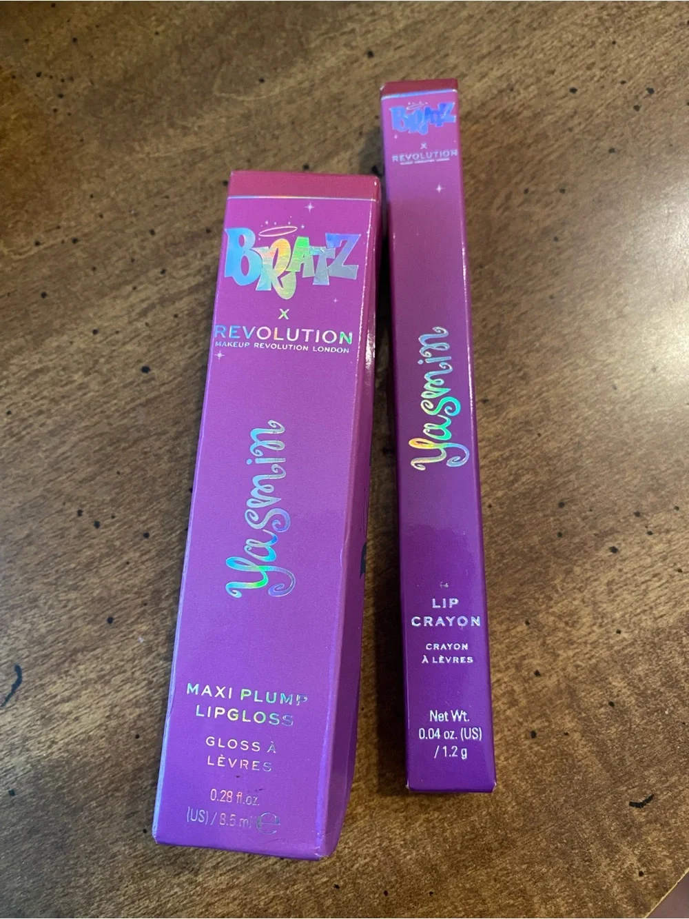 Bratz x Revolution Maxi Plump Lipgloss & Lip Crayon Yasmin- NWT